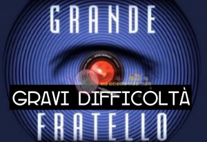 grande fratello gravi difficoltà